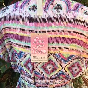 Multicolor Bathing Suit Cover Up